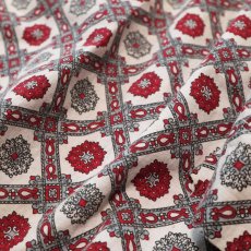 画像6: 60's Custom Tailored COTTON ALL OVER PATTERN PAJAMA SHIRT (6)