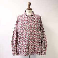 画像14: 60's Custom Tailored COTTON ALL OVER PATTERN PAJAMA SHIRT (14)