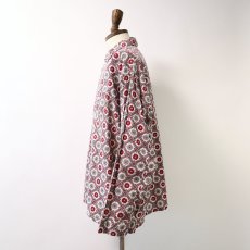 画像15: 60's Custom Tailored COTTON ALL OVER PATTERN PAJAMA SHIRT (15)
