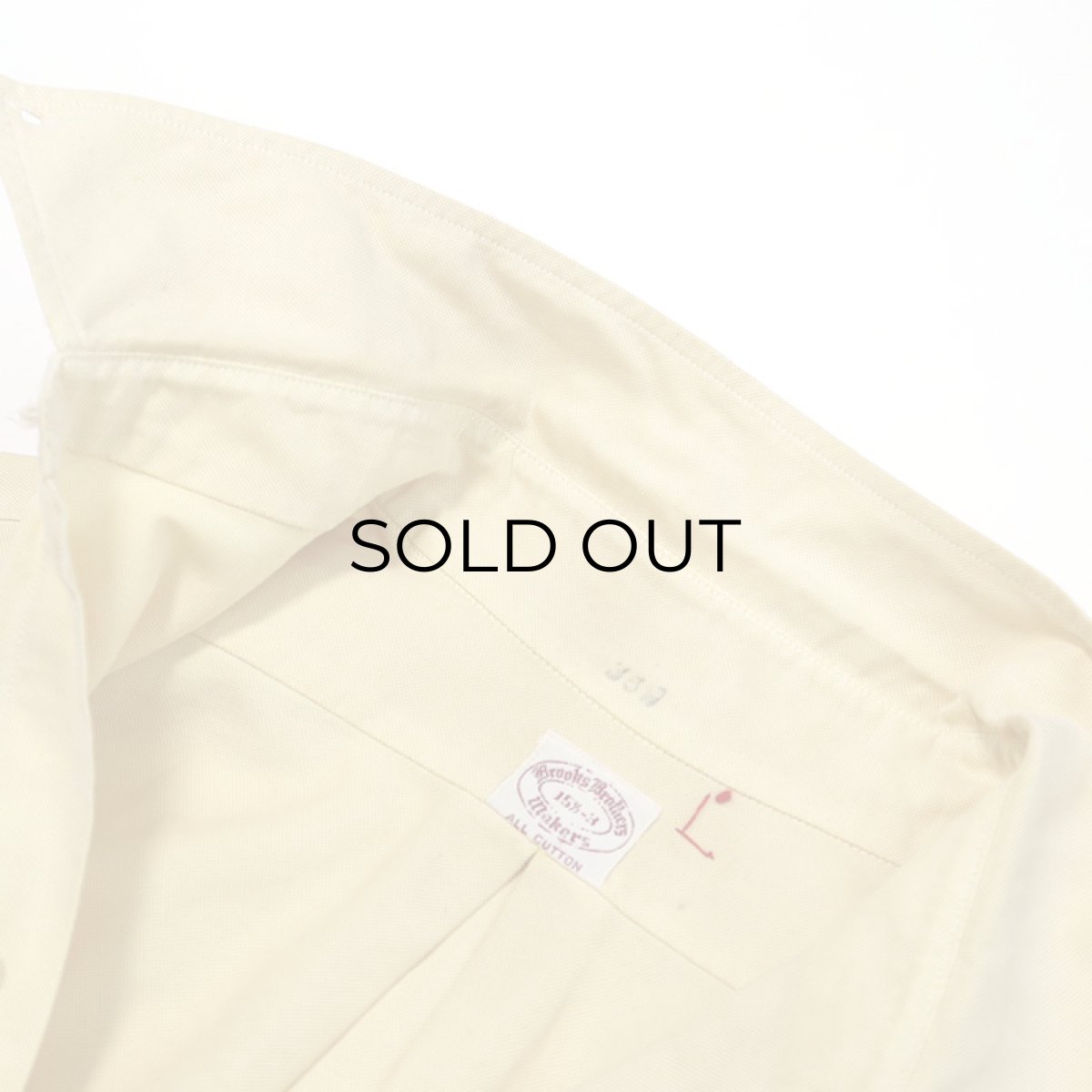 画像10: 60's Brooks Brothers COTTON OXFORD B/D SHIRT "6 BUTTON" (10)