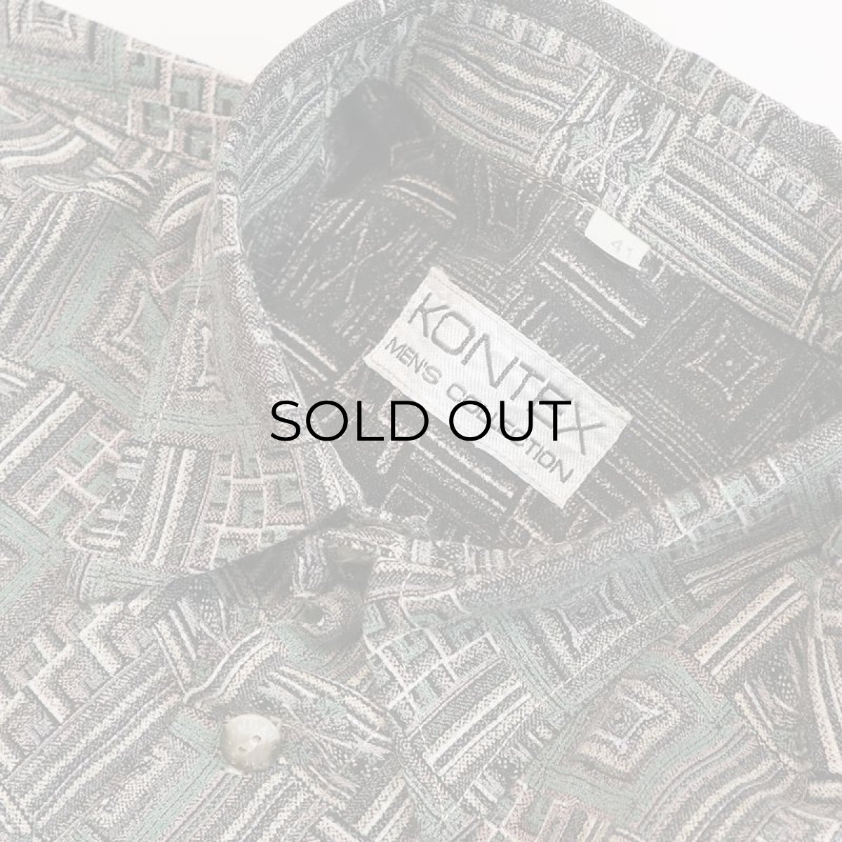 画像5: 80's KONTEX RAYON ALL OVER PATTERN BOX SHIRT (5)