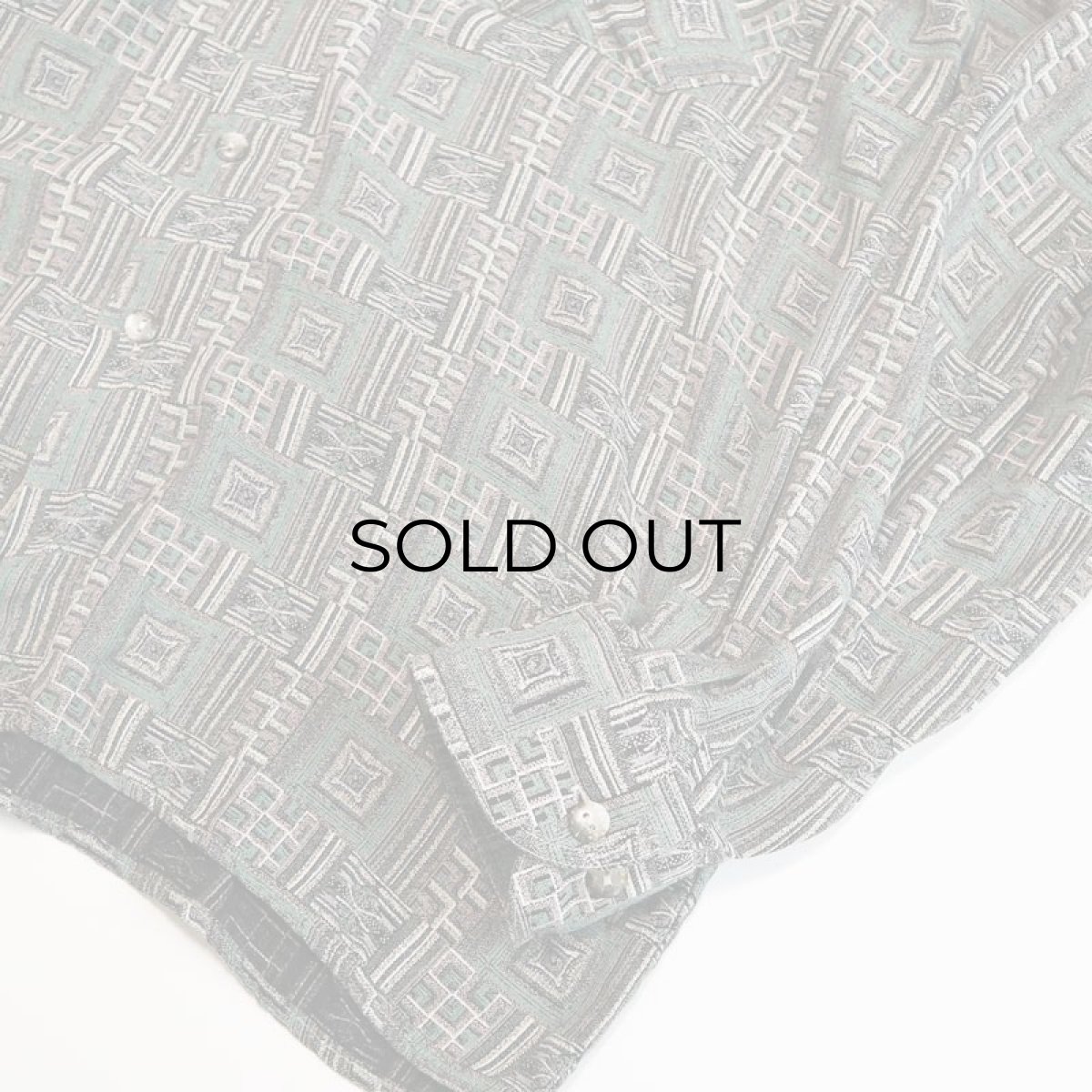 画像6: 80's KONTEX RAYON ALL OVER PATTERN BOX SHIRT (6)