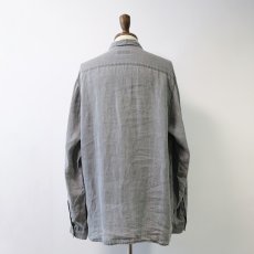 画像15: 〜90's ARMANI JEANS LINEN LONG TAIL SHIRT "MADE IN ITALY" (15)