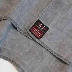 画像10: 〜90's ARMANI JEANS LINEN LONG TAIL SHIRT "MADE IN ITALY" (10)