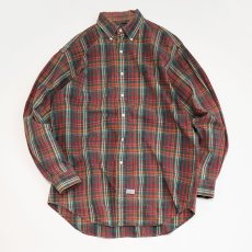 画像1: 90's Polo by Ralph Lauren COTTON CHECK B/D SHIRT (1)