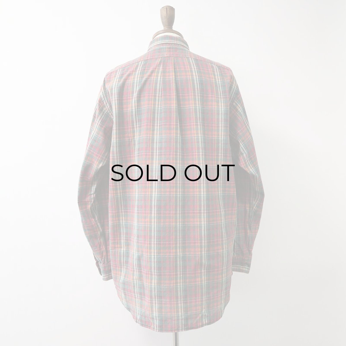画像10: 90's Polo by Ralph Lauren COTTON CHECK B/D SHIRT (10)