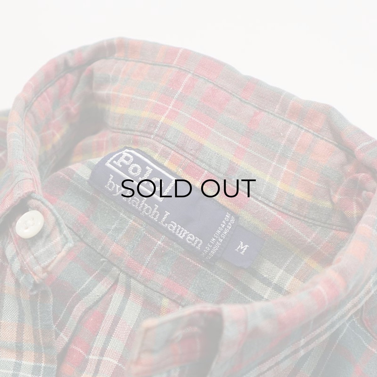 画像3: 90's Polo by Ralph Lauren COTTON CHECK B/D SHIRT (3)
