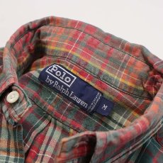 画像3: 90's Polo by Ralph Lauren COTTON CHECK B/D SHIRT (3)