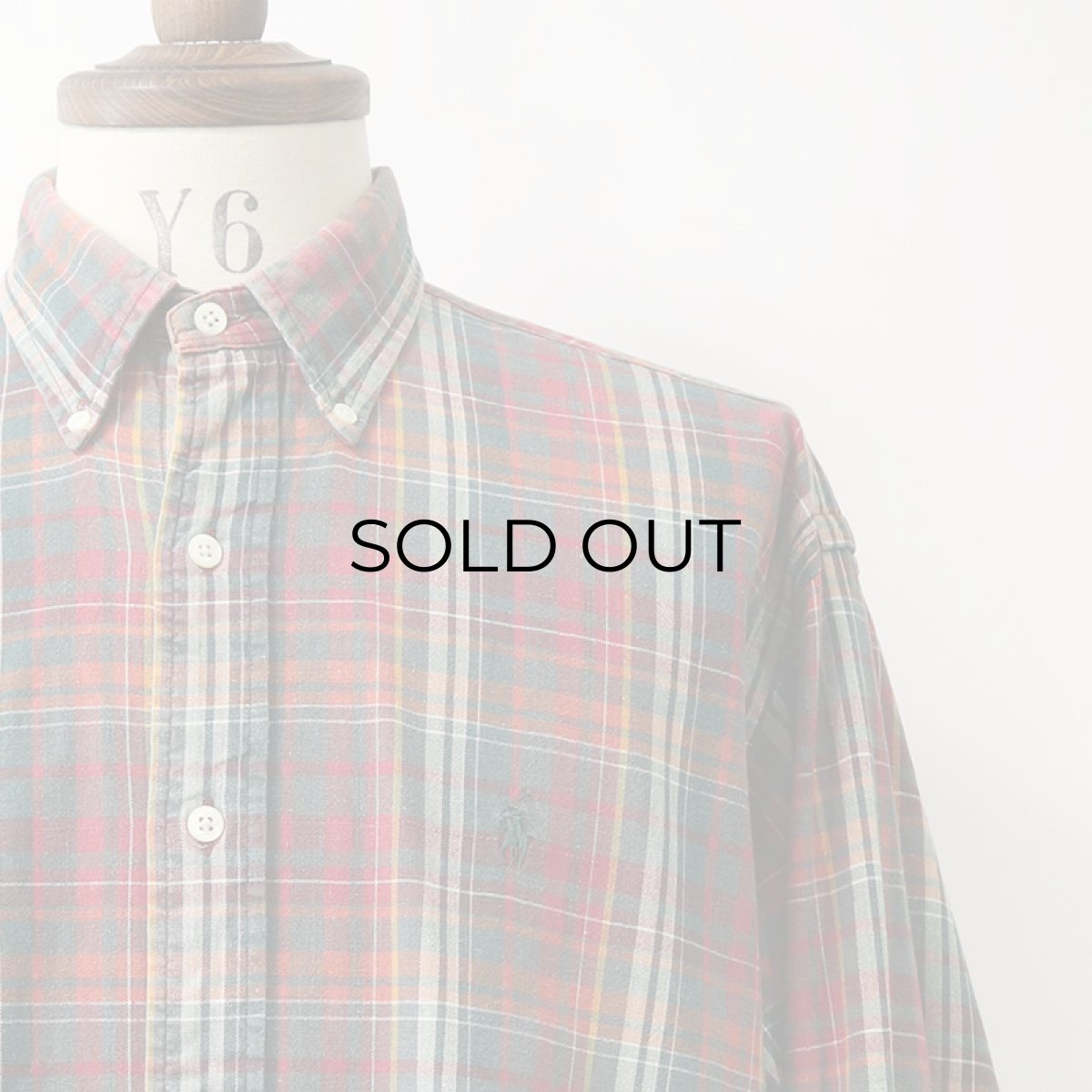 画像5: 90's Polo by Ralph Lauren COTTON CHECK B/D SHIRT (5)