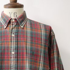 画像5: 90's Polo by Ralph Lauren COTTON CHECK B/D SHIRT (5)