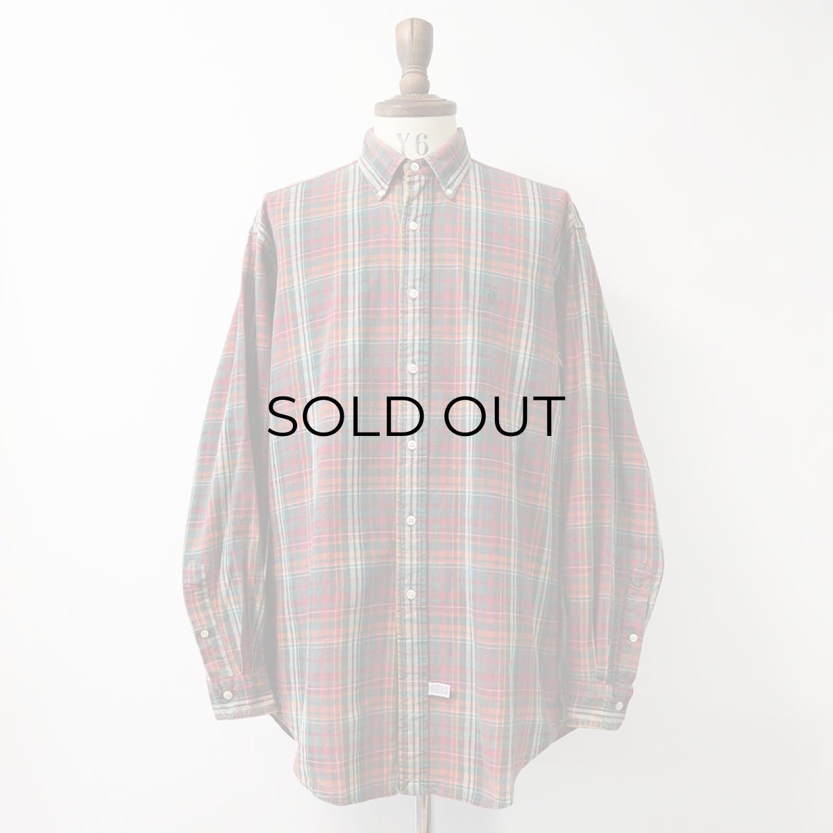 画像8: 90's Polo by Ralph Lauren COTTON CHECK B/D SHIRT (8)