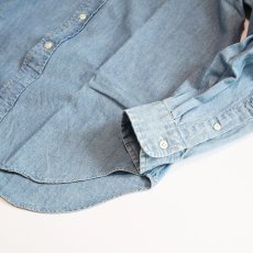 画像4: 90's Ralph Lauren COTTON CHAMBRAY B/D SHIRT (4)