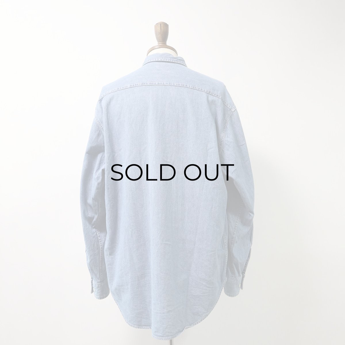 画像11: 90's GAP COTTON DUNGAREE B/D SHIRT (11)