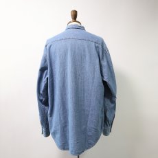 画像11: 90's GAP COTTON DUNGAREE B/D SHIRT (11)