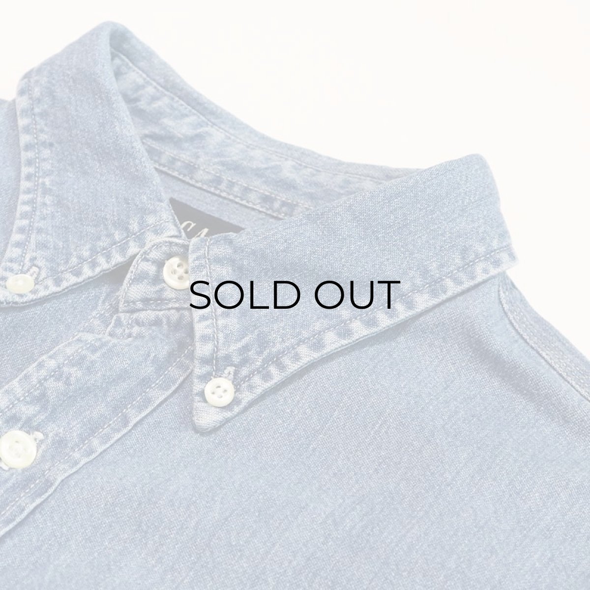 画像5: 90's GAP COTTON DUNGAREE B/D SHIRT (5)