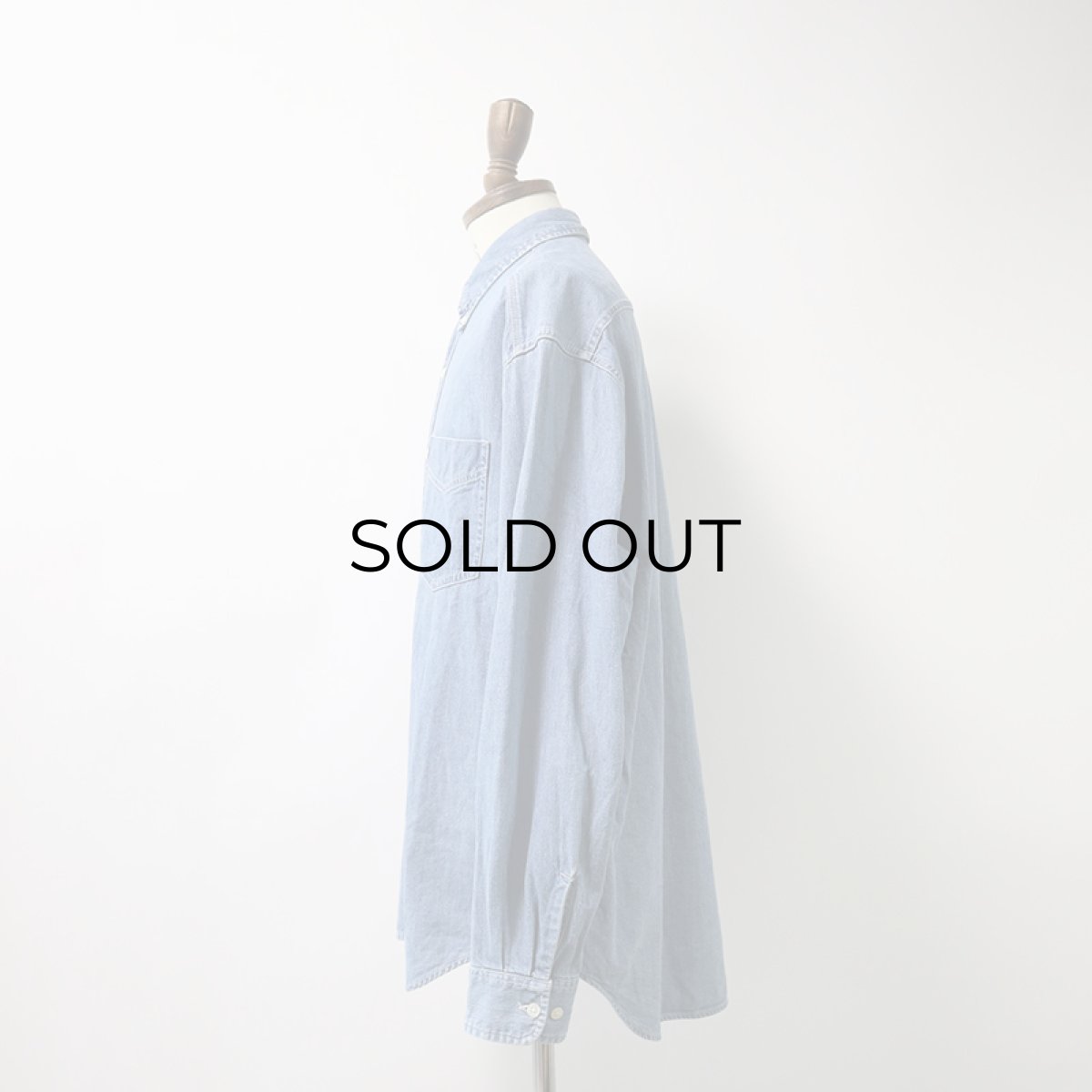 画像10: 90's GAP COTTON DUNGAREE B/D SHIRT (10)