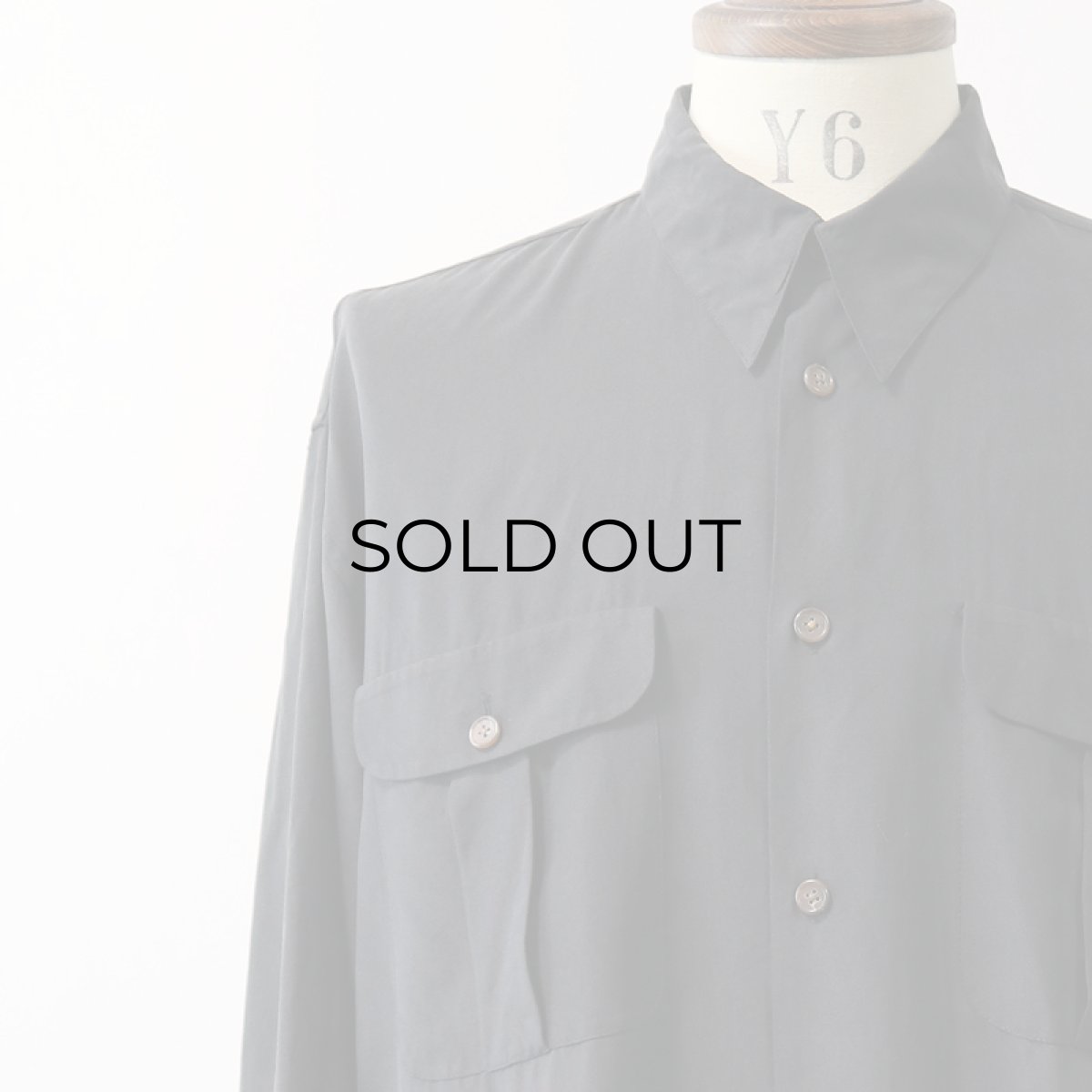 画像5: BARRY BRICKEN BLACK SILK SHIRT (5)