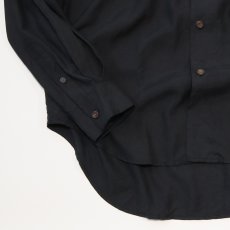 画像10: BARRY BRICKEN BLACK SILK SHIRT (10)