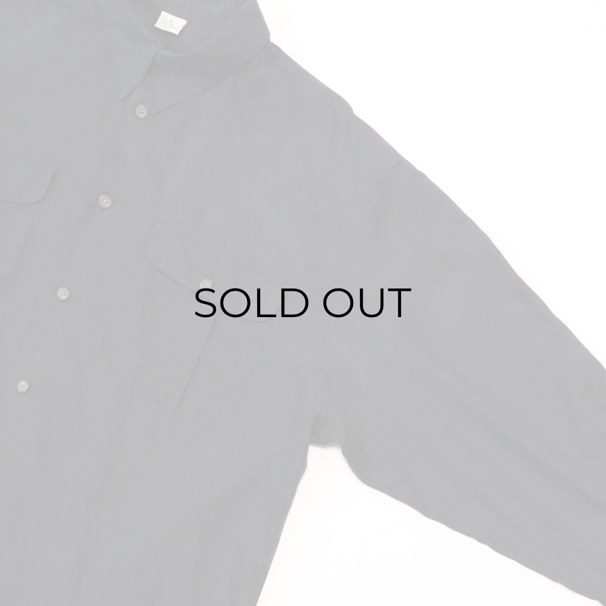 画像9: BARRY BRICKEN BLACK SILK SHIRT (9)