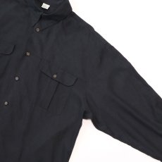 画像9: BARRY BRICKEN BLACK SILK SHIRT (9)