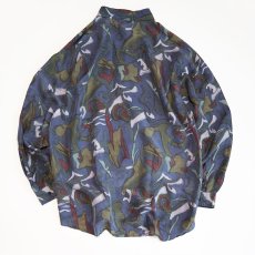 画像6: 〜90's ecologie SILK ALL OVER PATTERN SHIRT (6)