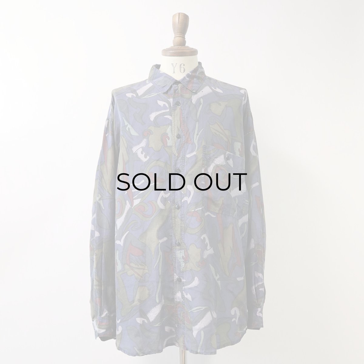 画像1: 〜90's ecologie SILK ALL OVER PATTERN SHIRT (1)