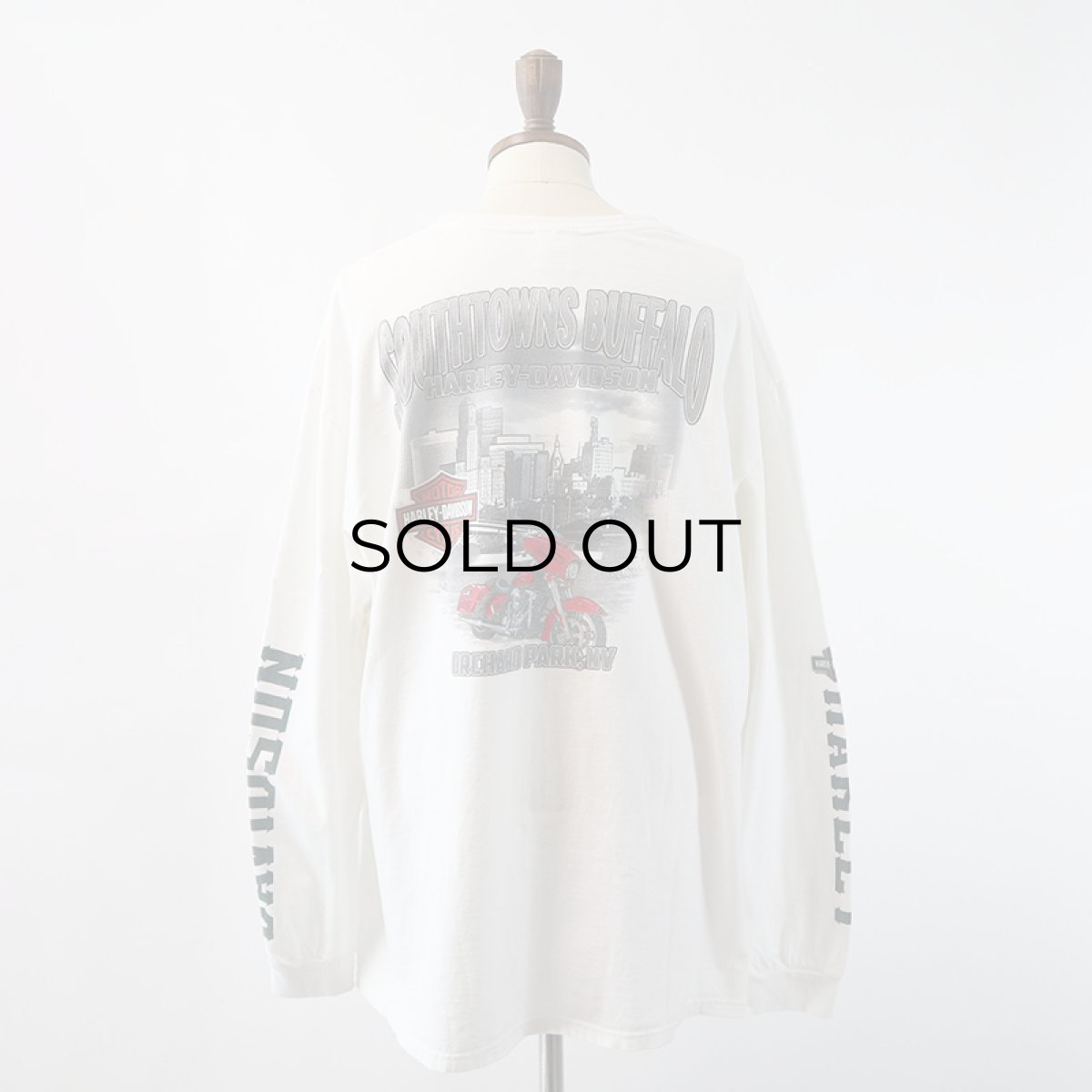 画像16: HARLEY-DAVIDSON COTTON W-PRINT L/S TEE "SOUTHTOWNS BUFFALO" (16)