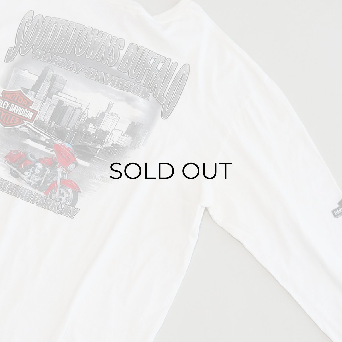 画像6: HARLEY-DAVIDSON COTTON W-PRINT L/S TEE "SOUTHTOWNS BUFFALO" (6)