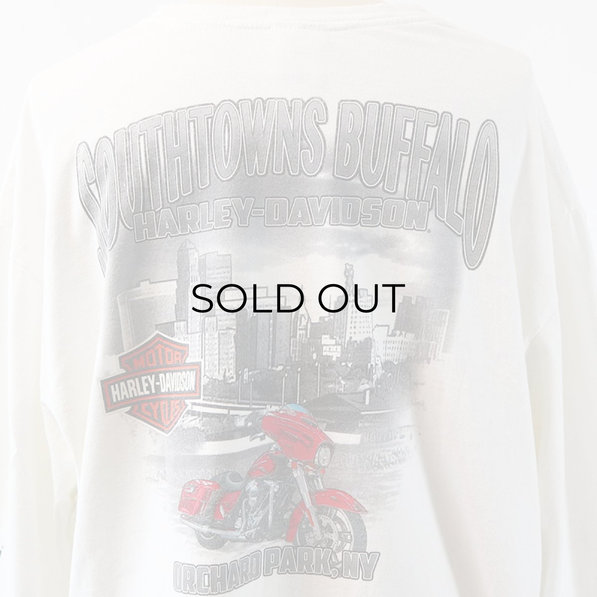 画像13: HARLEY-DAVIDSON COTTON W-PRINT L/S TEE "SOUTHTOWNS BUFFALO" (13)