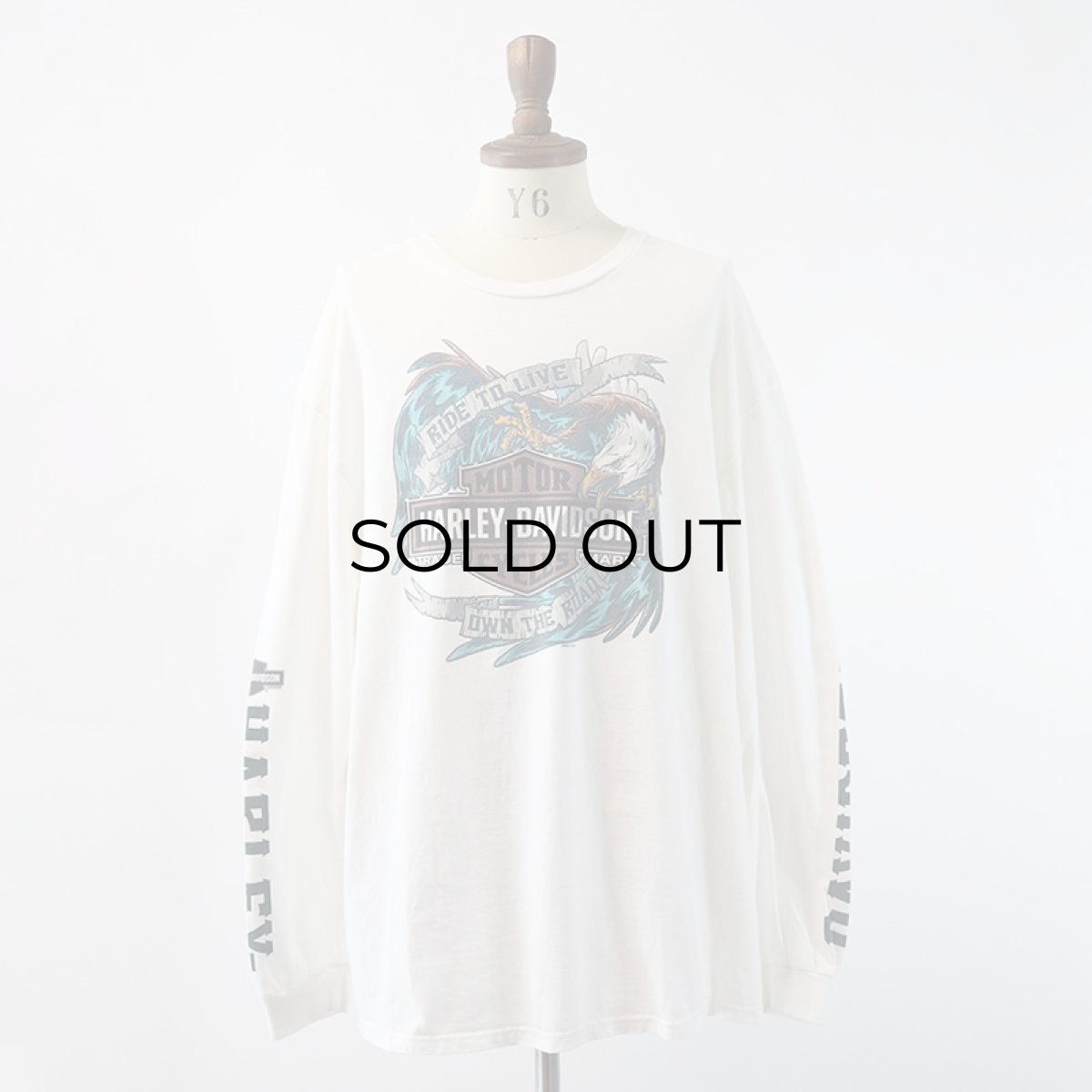 画像14: HARLEY-DAVIDSON COTTON W-PRINT L/S TEE "SOUTHTOWNS BUFFALO" (14)