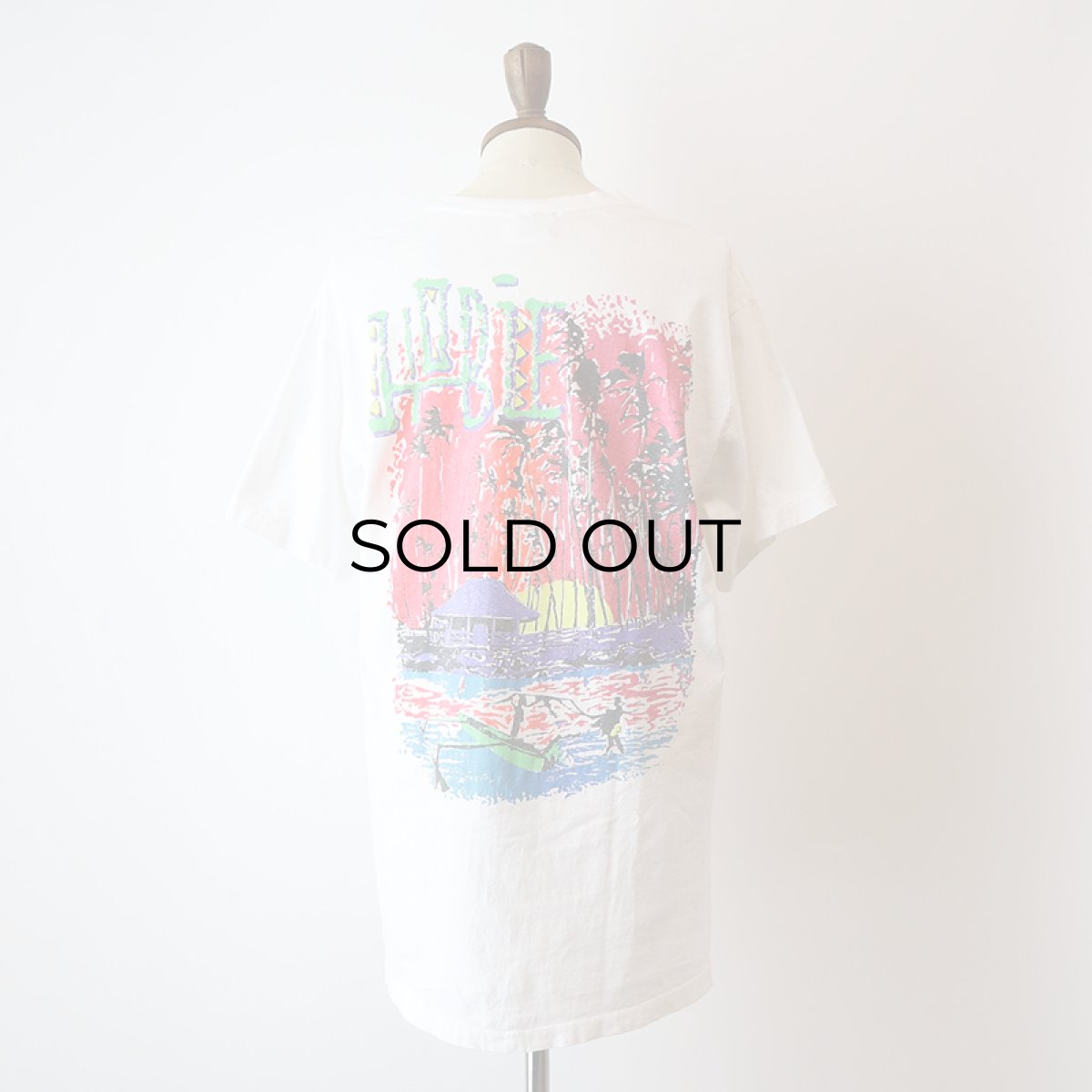 画像11: 〜90's Hobie COTTON W-PRINT S/S TEE "HOBIE" (11)