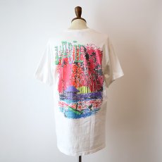 画像11: 〜90's Hobie COTTON W-PRINT S/S TEE "HOBIE" (11)