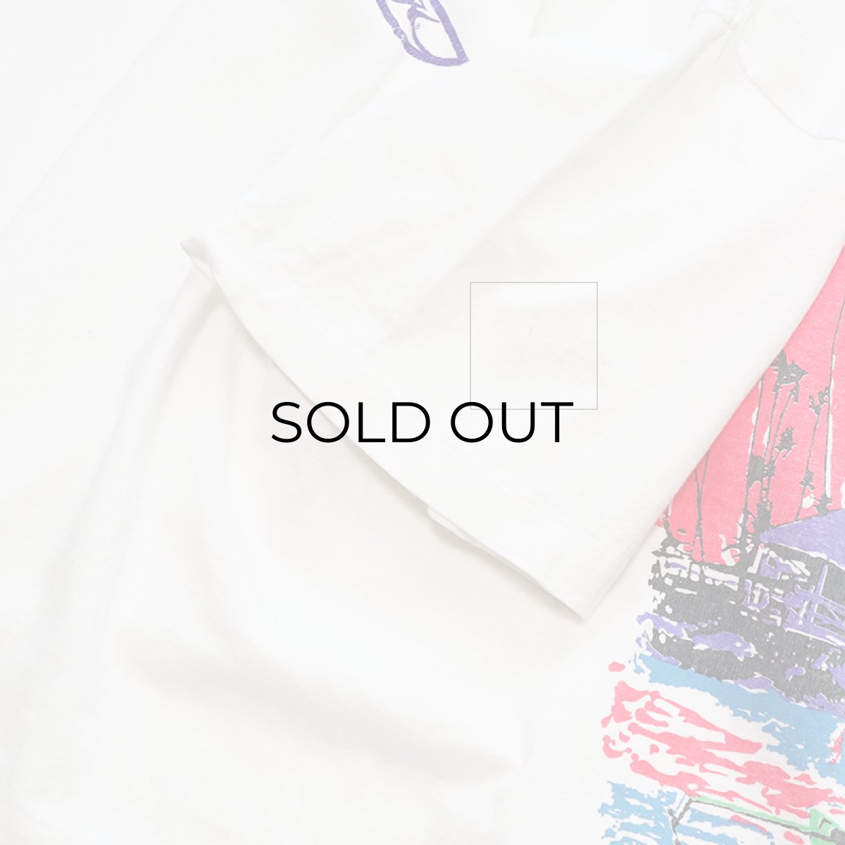 画像7: 〜90's Hobie COTTON W-PRINT S/S TEE "HOBIE" (7)