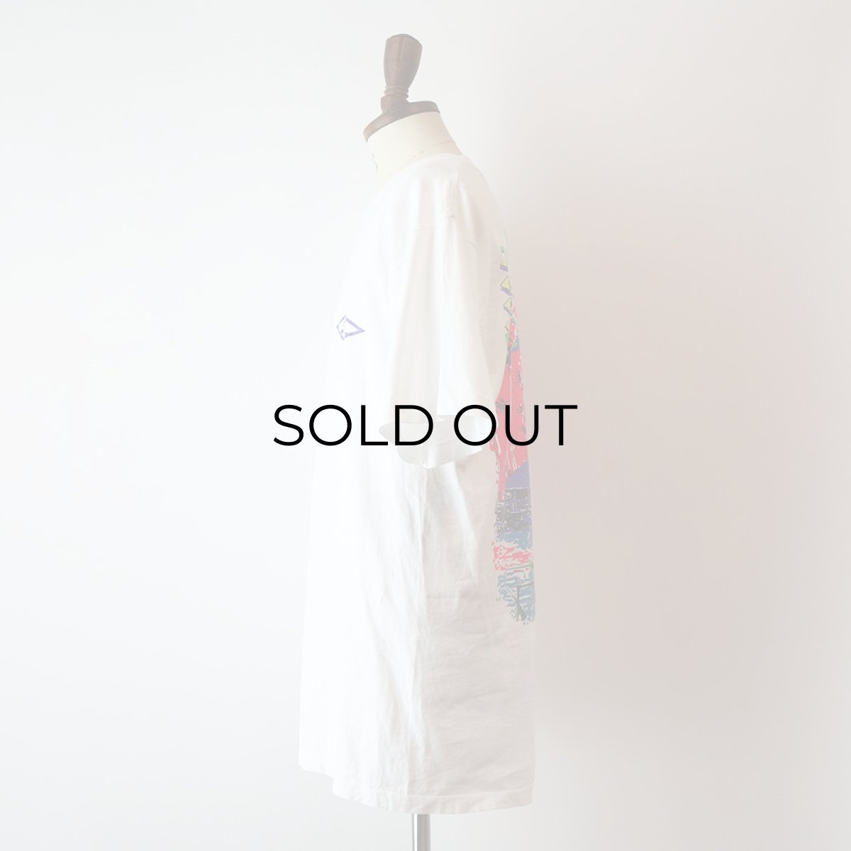 画像10: 〜90's Hobie COTTON W-PRINT S/S TEE "HOBIE" (10)