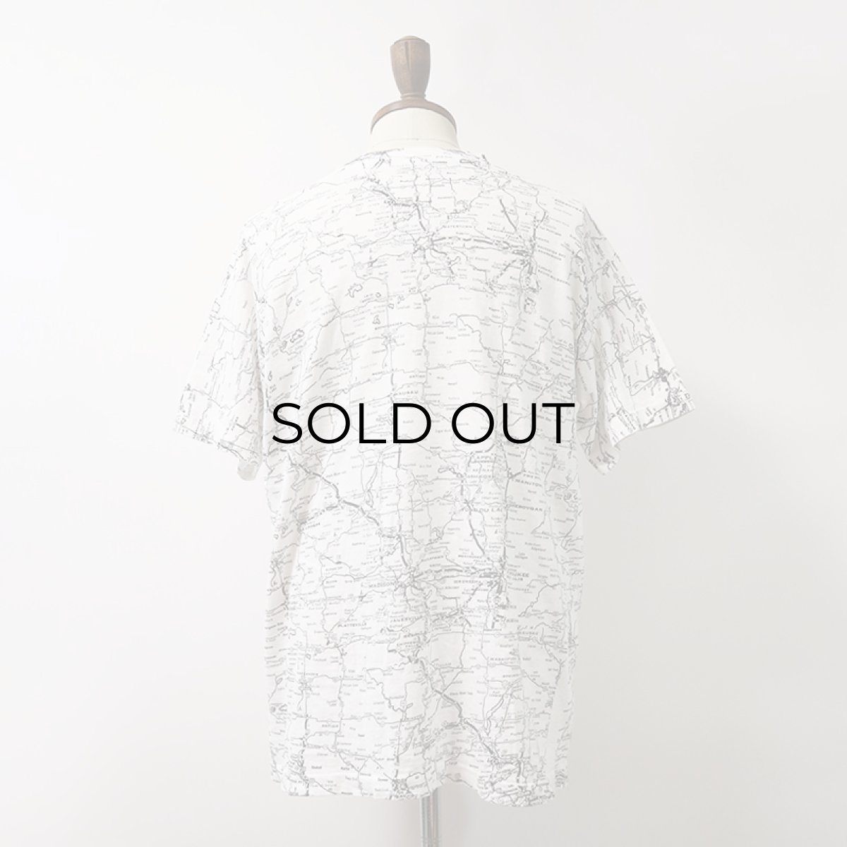 画像9: 80's FRUIT OF THE LOOM COTTON ALL OVER PRINT S/S TEE "WISCONSIN" (9)