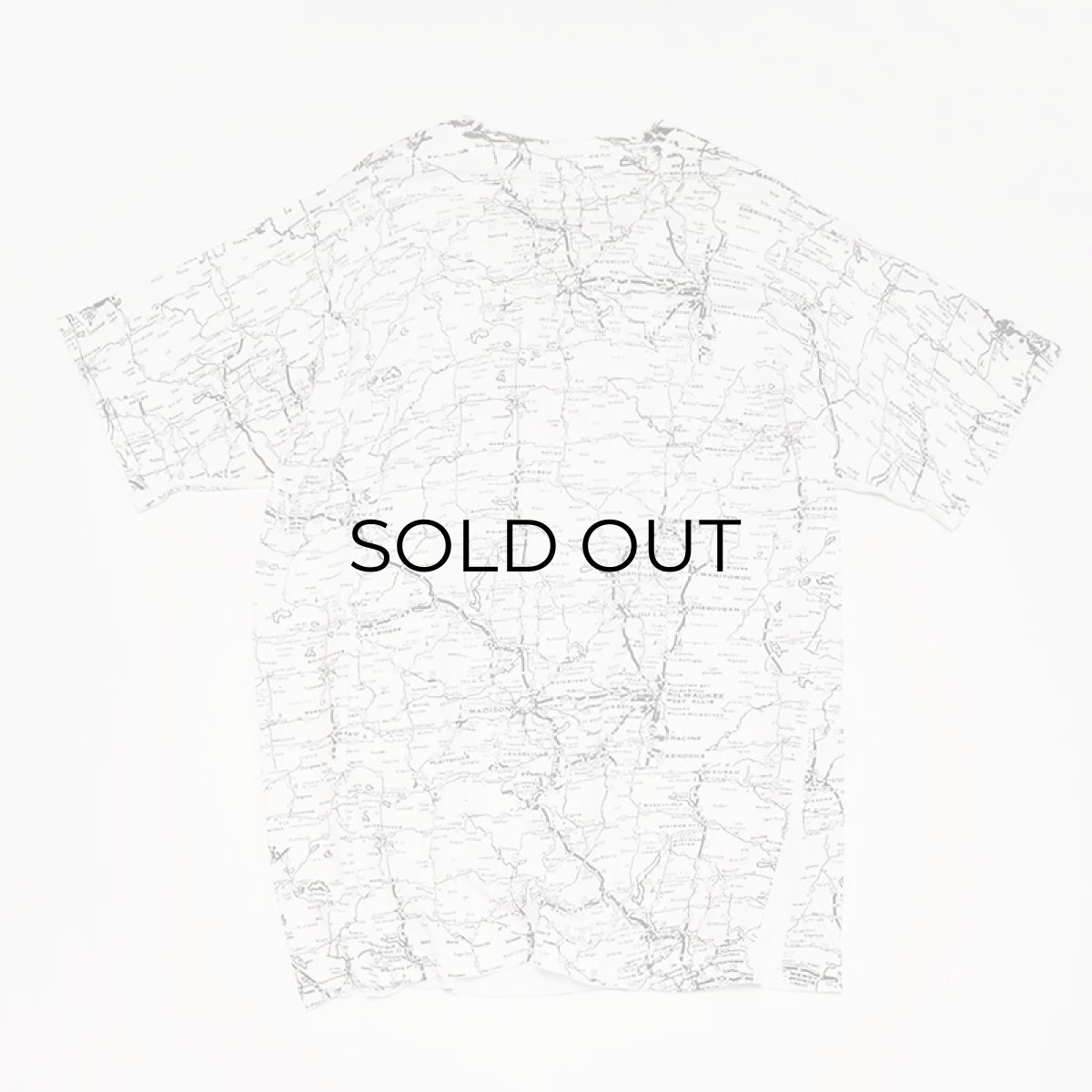 画像3: 80's FRUIT OF THE LOOM COTTON ALL OVER PRINT S/S TEE "WISCONSIN" (3)