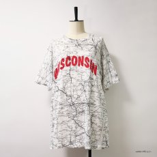 画像10: 80's FRUIT OF THE LOOM COTTON ALL OVER PRINT S/S TEE "WISCONSIN" (10)