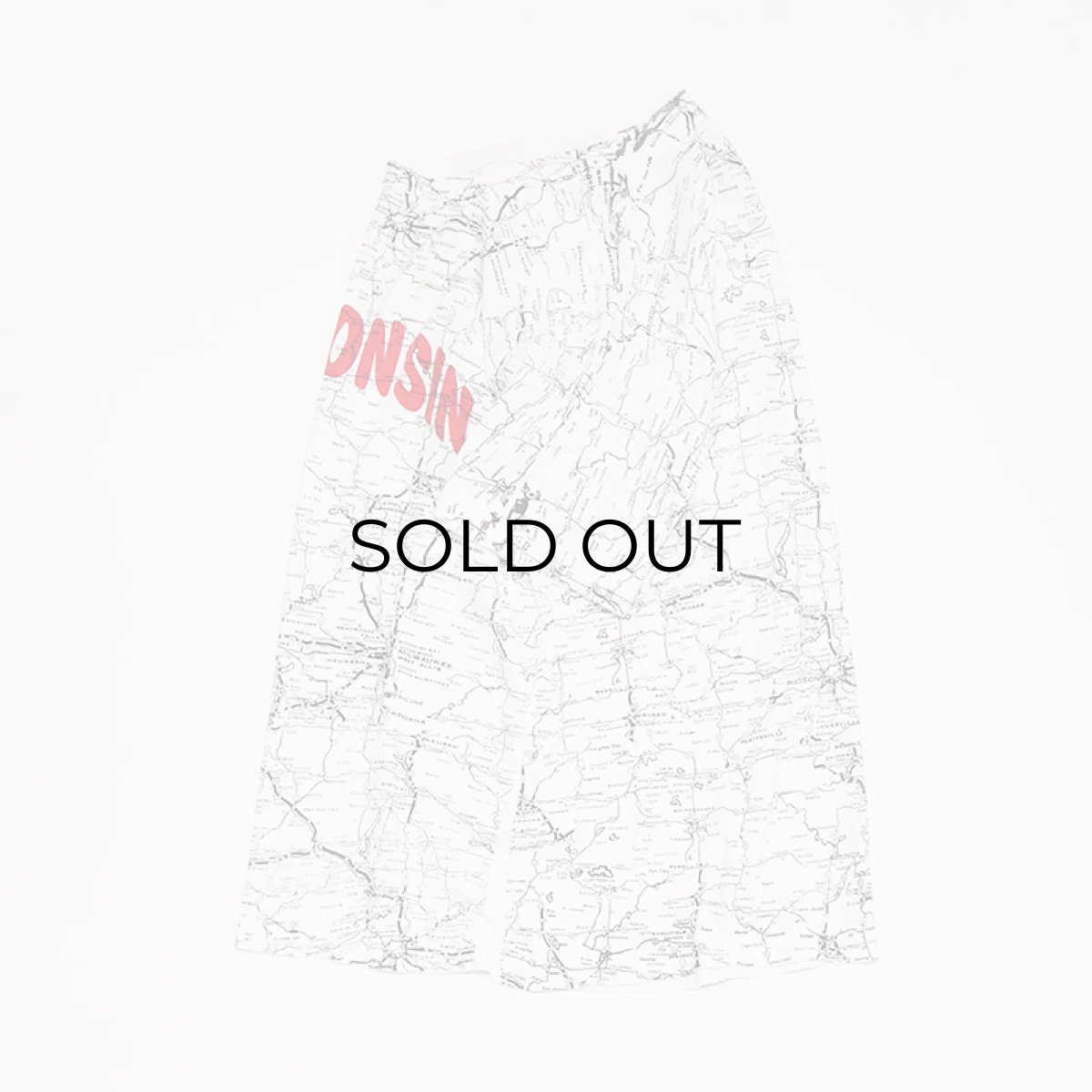 画像2: 80's FRUIT OF THE LOOM COTTON ALL OVER PRINT S/S TEE "WISCONSIN" (2)