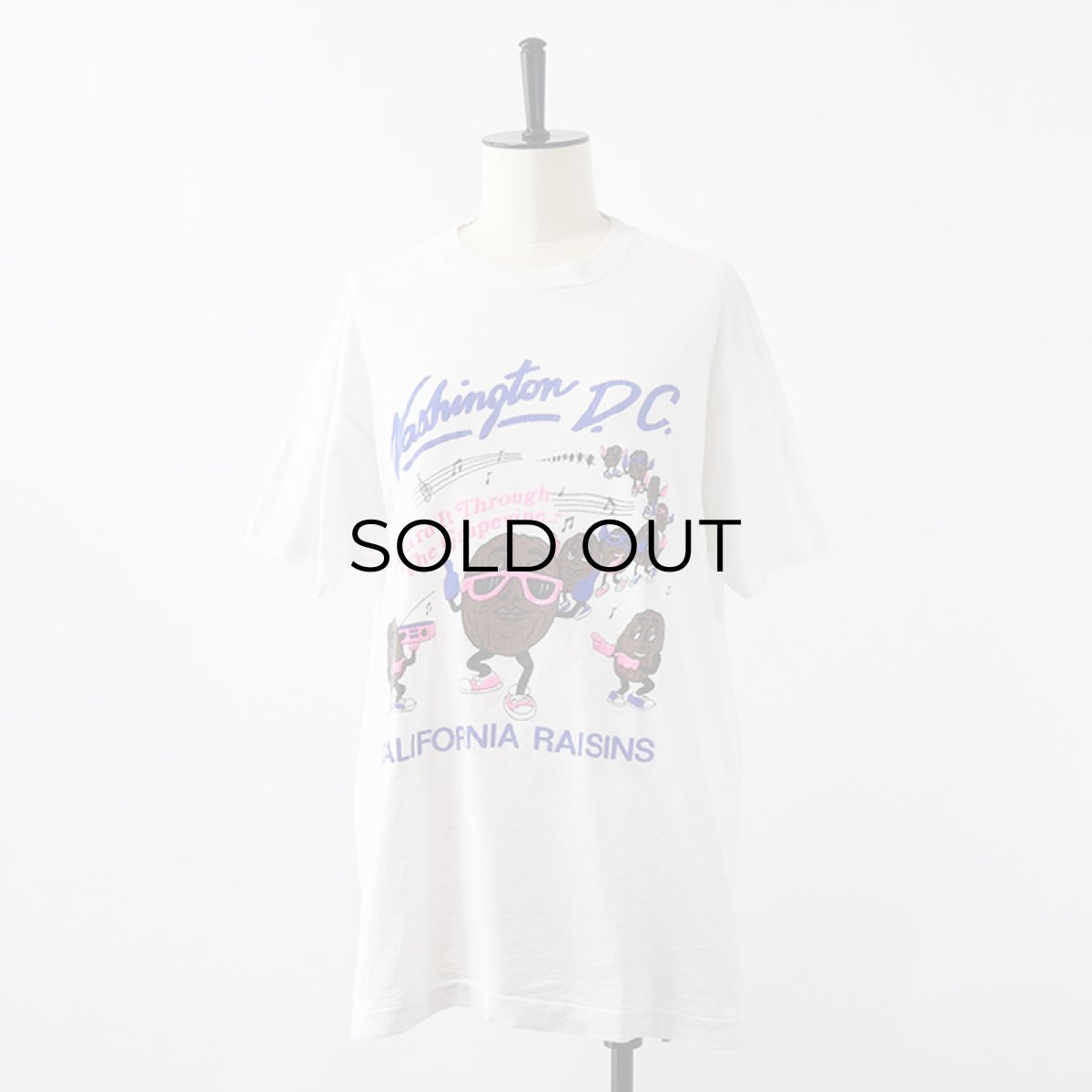 画像8: 80's UNKNOWN BRAND PRINT S/S TEE "CALIFORNIA RAISINS" (8)