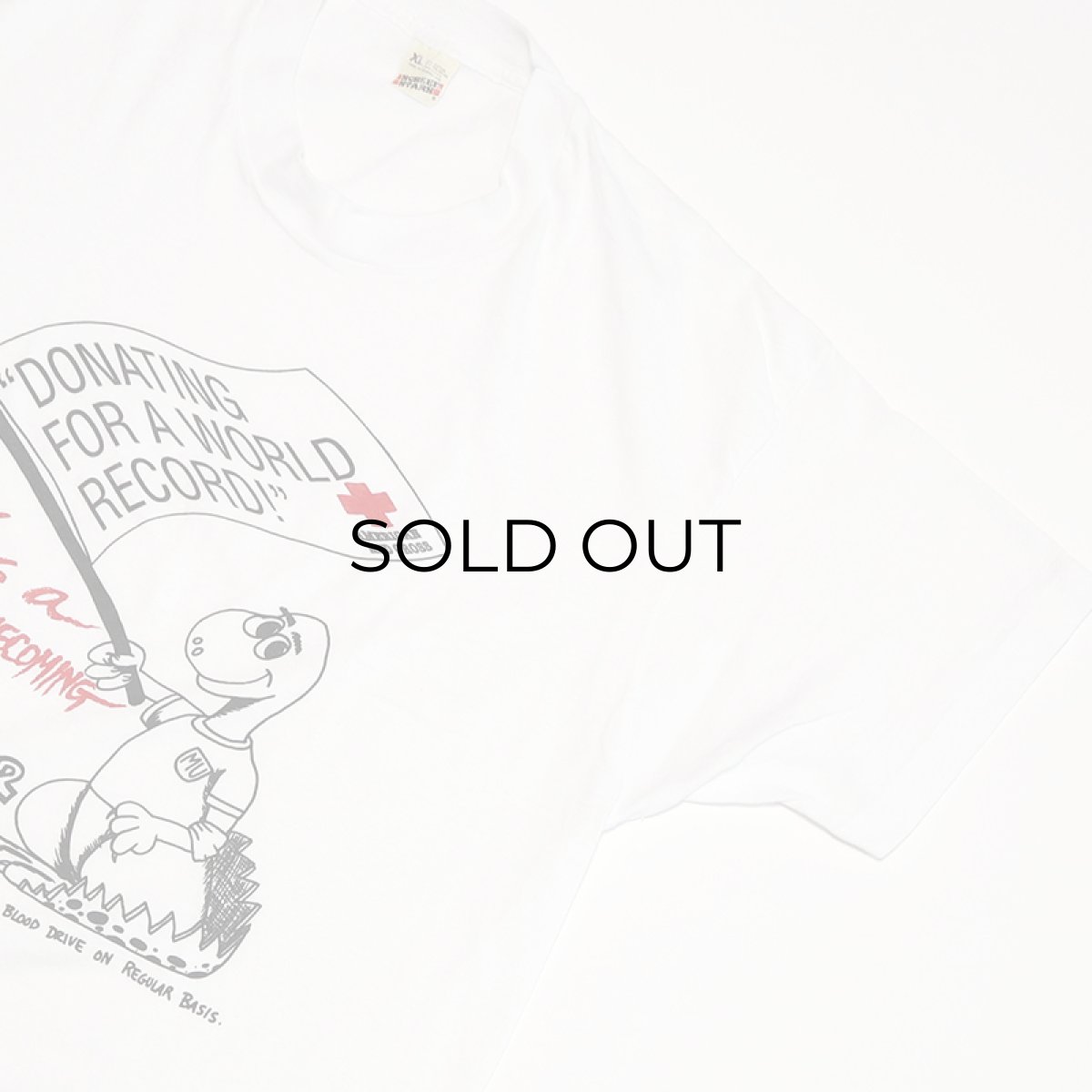 画像3: 〜90's SCREEN STARS PRINT S/S TEE "DONATING FOR A WORLD RECORD!" (3)