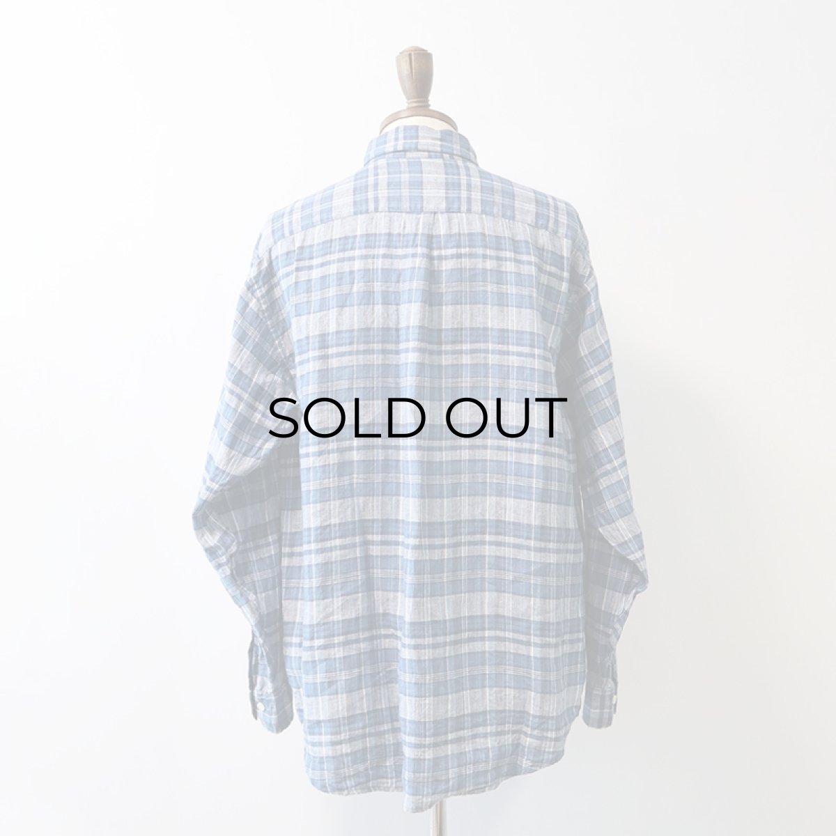 画像11: Brooks Brothers IRISH LINEN CHECK B/D SHIRT (11)