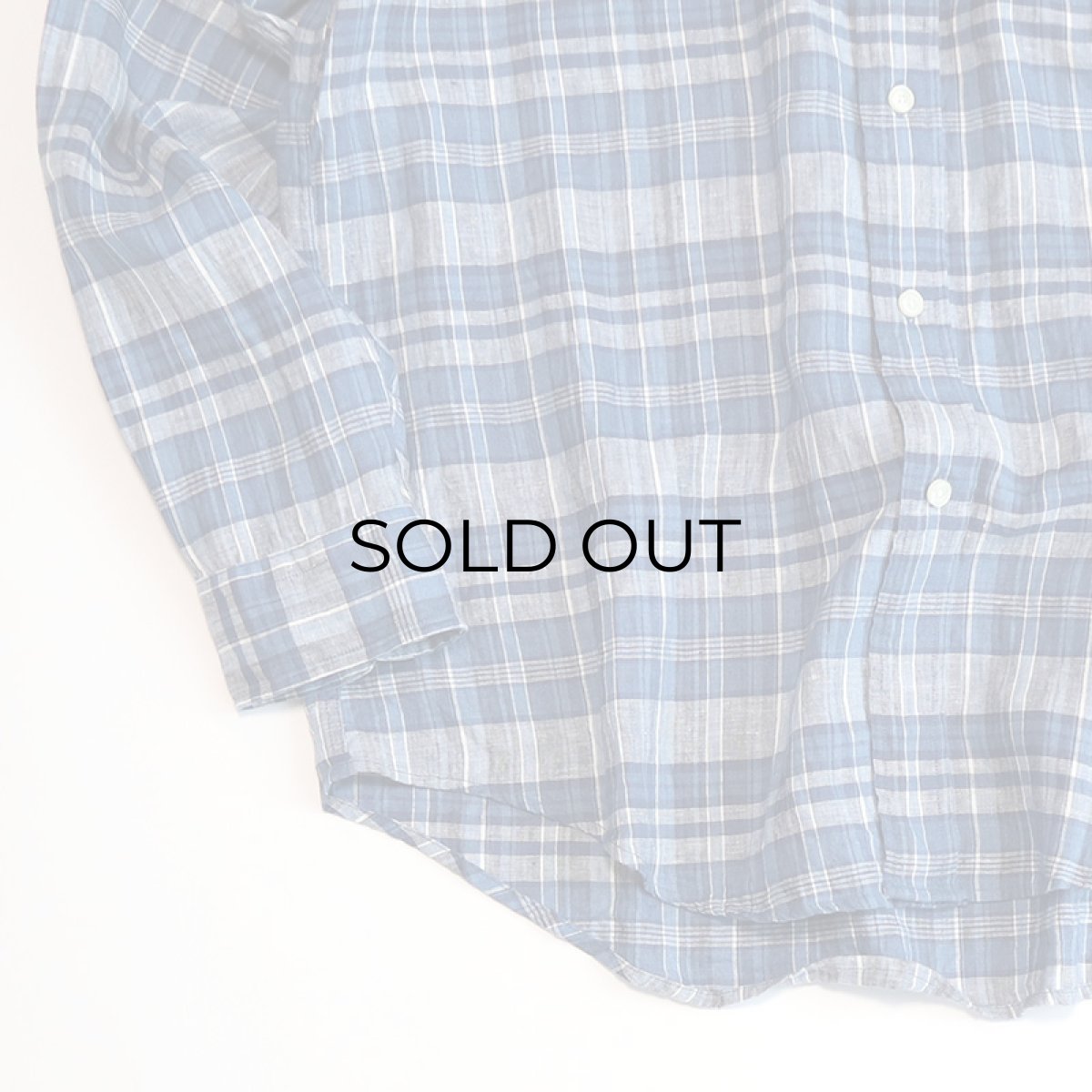 画像5: Brooks Brothers IRISH LINEN CHECK B/D SHIRT (5)