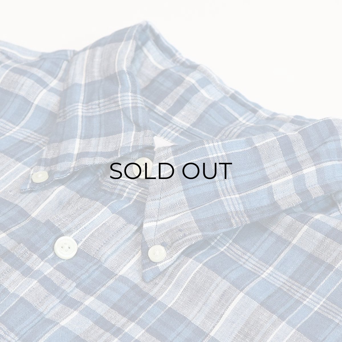 画像4: Brooks Brothers IRISH LINEN CHECK B/D SHIRT (4)