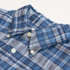 画像4: Brooks Brothers IRISH LINEN CHECK B/D SHIRT (4)