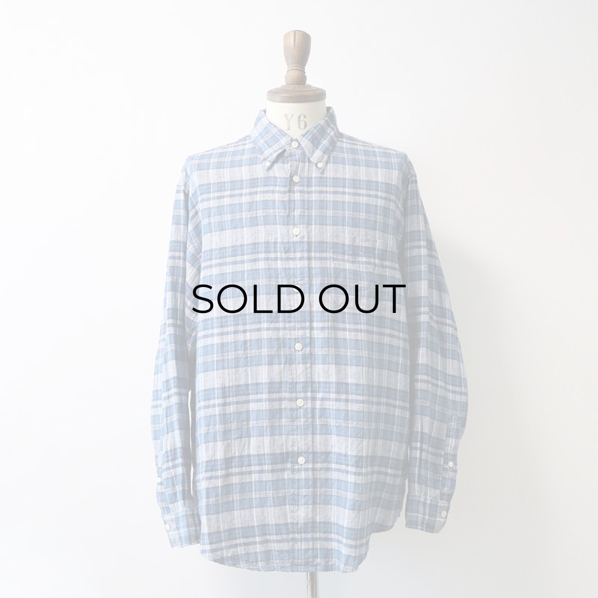 画像9: Brooks Brothers IRISH LINEN CHECK B/D SHIRT (9)