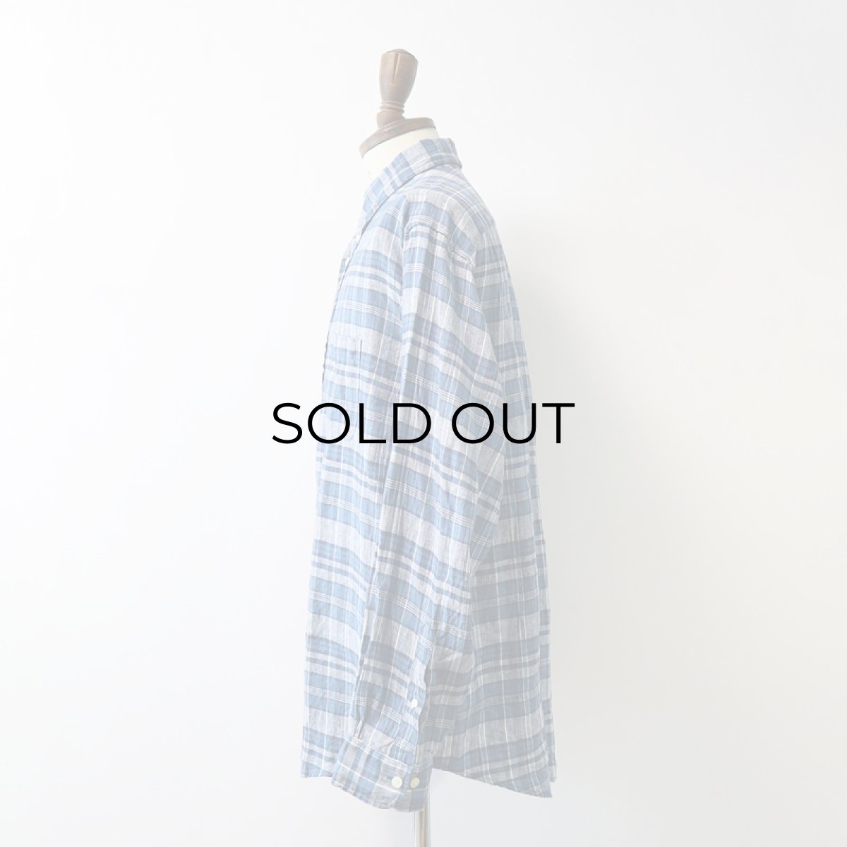 画像10: Brooks Brothers IRISH LINEN CHECK B/D SHIRT (10)