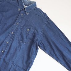 画像7: 〜90's LACOSTE COTTON DUNGAREE B/D SHIRT "MADE IN FRANCE" (7)