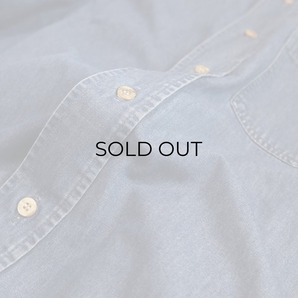 画像11: 〜90's LACOSTE COTTON DUNGAREE B/D SHIRT "MADE IN FRANCE" (11)