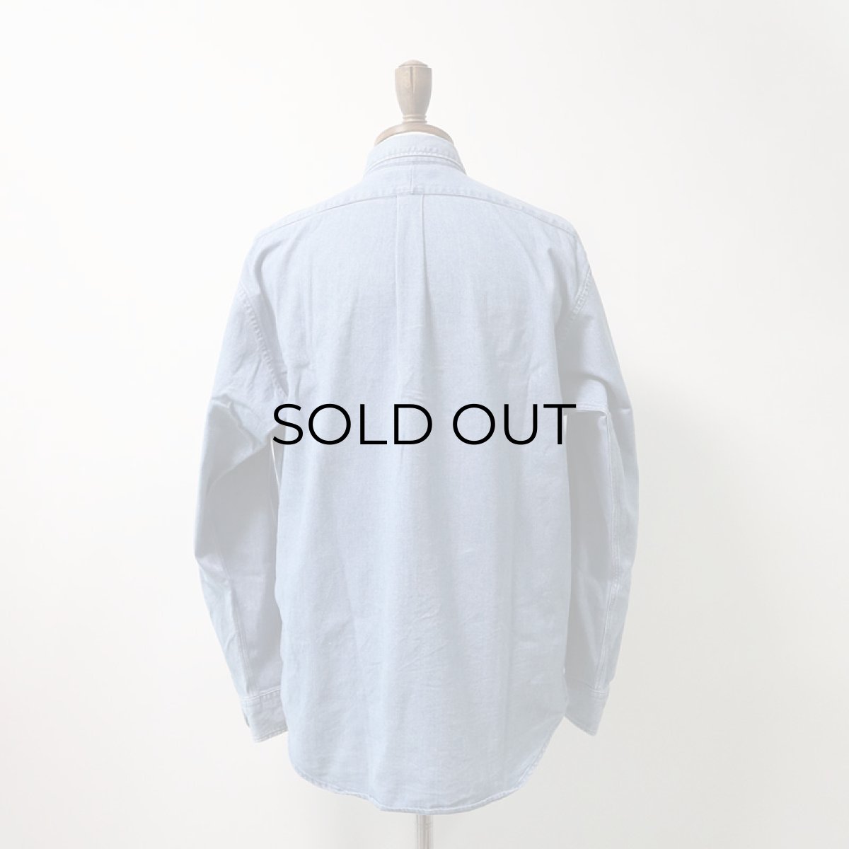 画像10: 90's Polo by Ralph Lauren COTTON DUNGAREE B/D SHIRT (10)