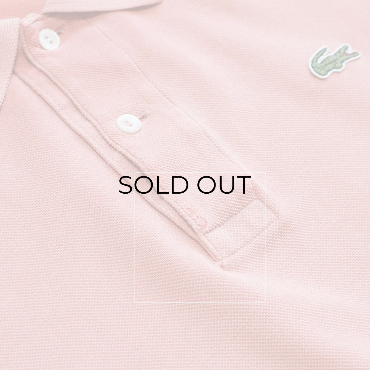 画像7: 〜80's LACOSTE COTTON MOSS STITCH S/S POLO SHIRT "MADE IN FRANCE" (7)